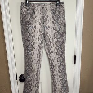 Snakeskin pants